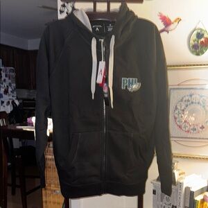 Philadelphia Eagles Black Hoodie with Full Zip